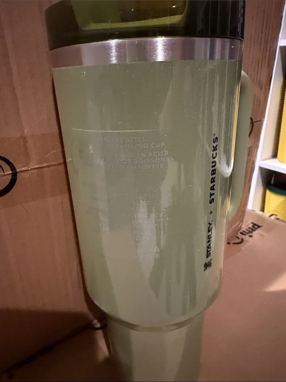 Starbucks Stanley Olive Green Travel Tumbler with Handle